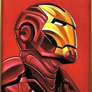 Iron man painting